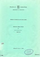 1969 Tentative Course Outline in Geography : Grade XII : Program of Studies for the High School
