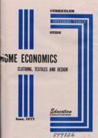 1977 Division III Home Economics: Clothing, Textile & Design