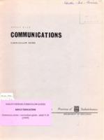 1969 Communications Curriculum Guide : Adult 5 - 10