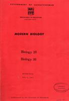 1971 Modern Biology : Biology 20 and 30