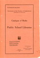 1922 Catalogue of books for public school libraries