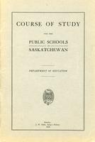 1916 Course of study for the public schools of Saskatchewan