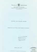 1972 Textbook and program changes. Supplement in lieu of the Circular relative to textbooks