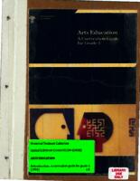 1991 Arts education : a curriculum guide for grade 4
