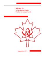 1991 Science 10 : a curriculum guide for the secondary level