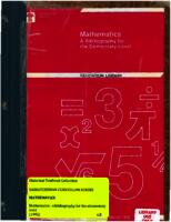 1992 Mathematics : a bibliography for the elementary level