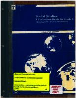1992 Social studies : a curriculum guide for grade 6 : Canada and its Atlantic neighbours