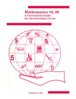 1995 Mathematics 10, 20 : a curriculum guide for the secondary level