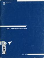 1987 Textbooks circular