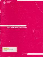 1989 Textbooks circular