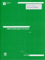 1992 Textbook circular