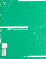 1988 Textbooks circular