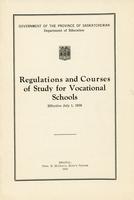 1936 Regulations and courses of study for vocational schools