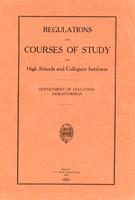 1918 Regulations and courses of study for high schools and collegiate institutes