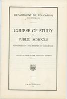 1920 Course of study for public schools