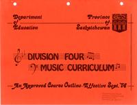 1974 Music curriculum. Division Four